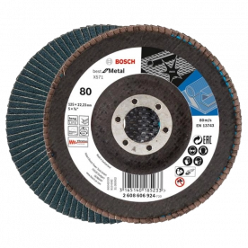 Bosch X571 125 мм K80 (2608606924) - Пелюстковий шліфкруг