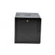 Шкаф 19" 9U, 600x500x507мм (Ш*Г*В), эконом, акриловое стекло, черный
