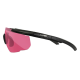 Защитные баллистические очки Wiley X SABER ADV Серые/Оранжевые/Красные линзы/Матовая черная оправа