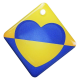 Брелок RFID KEYFOB EM RW HEART