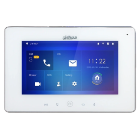 7-дюймовий кольоровий внутрішній Wi-Fi IP монітор Dahua Technology DHI-VTH5221DW-S2
