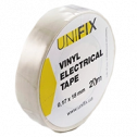 UNIFIX ETU-20W Iзоляцiйна стрiчка бiла 0.17х18 мм 20 м