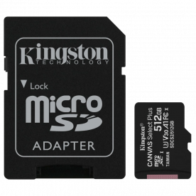 Kingston 512GB micSDXC Canvas Select Plus 100R A1 C10 Card + ADP Модуль флеш-пам'яті