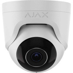 Ajax TurretCam (5 Mp/2.8 mm) White - Дротова охоронна IP-камера