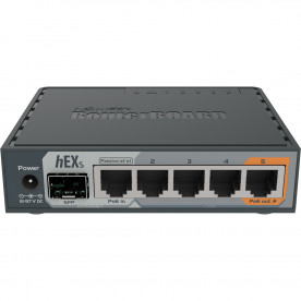 MikroTik hEX S (RB760iGS) - 5-портовий маршрутизатор