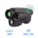 Ручний тепловий і оптичний двоспектральний монокуляр AGM FUZION LRF TM35-640