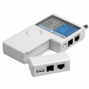 Тестер кабелю RJ-45, RJ-12, USB, BNC Hypernet RX-1000
