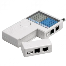 Тестер кабелю RJ-45, RJ-12, USB, BNC Hypernet RX-1000