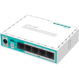 MikroTik hEX lite (RB750r2) - 5-портовый маршрутизатор