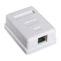 Hypernet MB-STP1 Розетка 1 порт екранована RJ45 STP біла