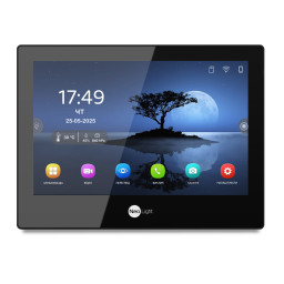 NeoLight ALPHA Hybrid Black - Гибридный видеодомофон (AHD+IP, Wi-Fi, IPS)