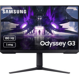 Samsung Odyssey G3 G30D FHD 180Hz (LS24DG300EIXCI) - Ігровий монітор (24″, 1920 × 1080)