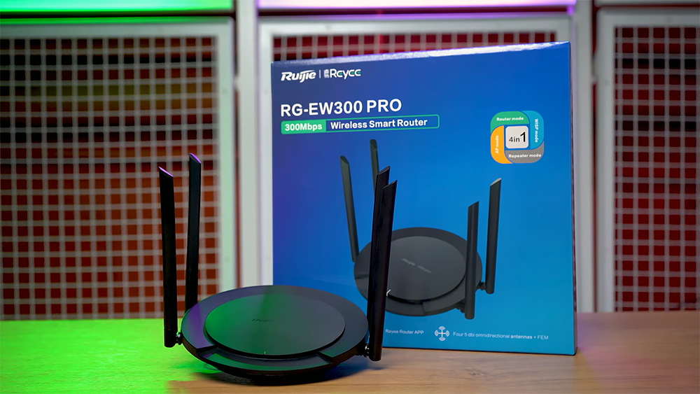 Роутер Ruijie Reyee RG-EW300 PRO с коробкой